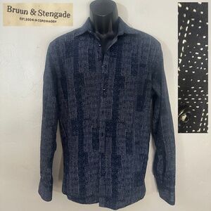 Bruun & Stengade Long Sleeve Shirt 15.5 neck EU 39 Gently worn 100% cotton